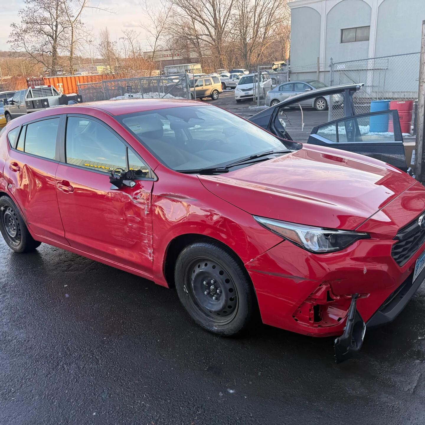 Subaru before repair